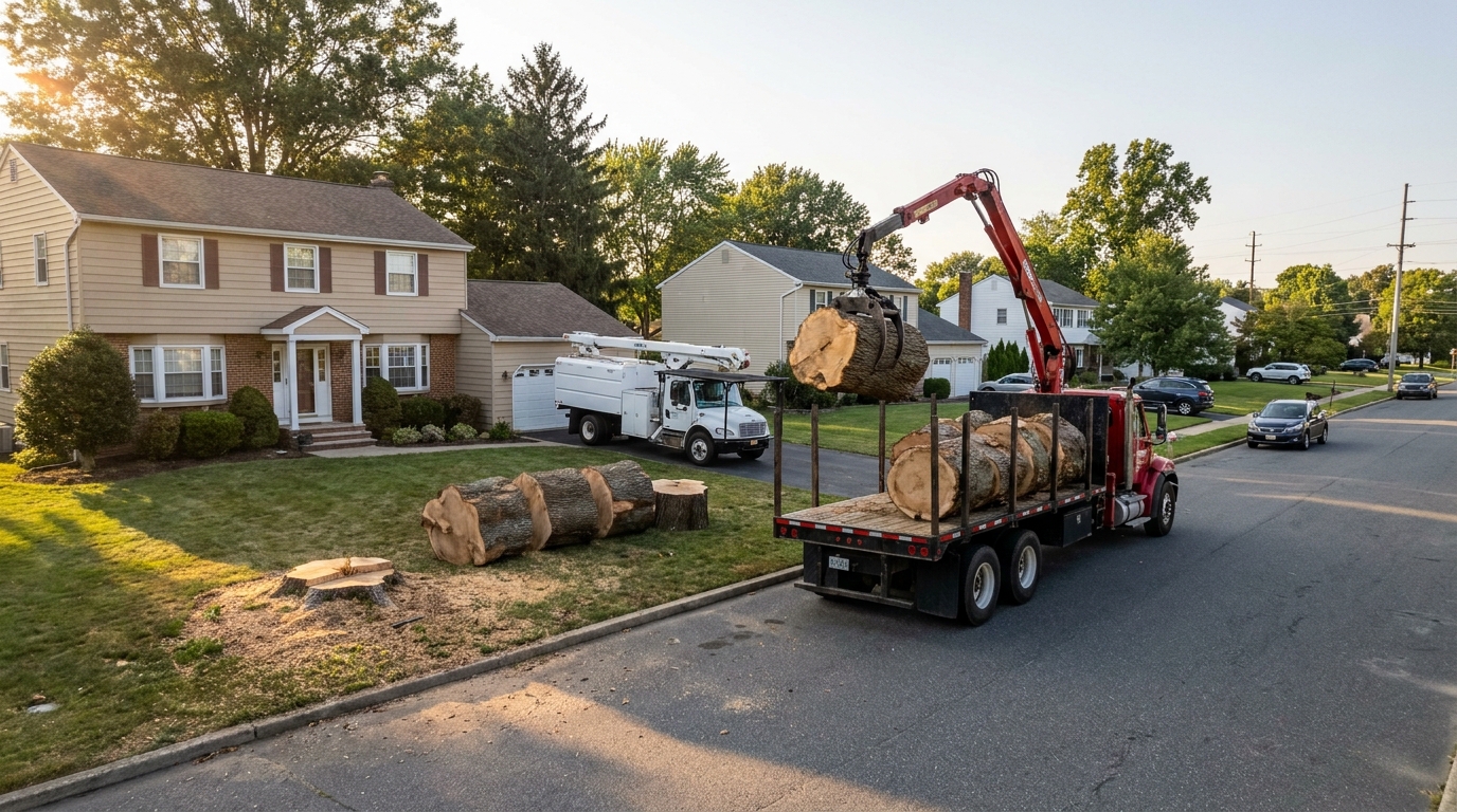 Large oak removal job