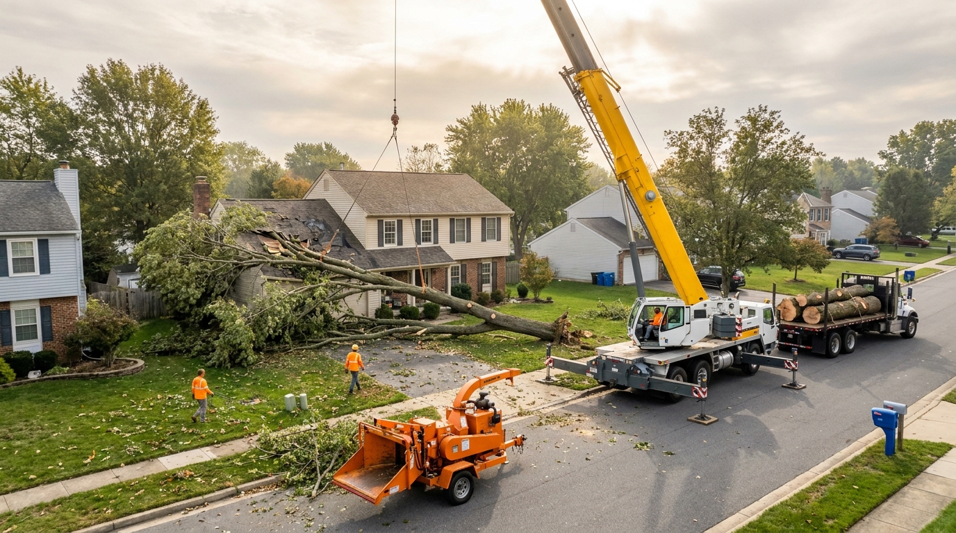 Storm cleanup & hazard clear