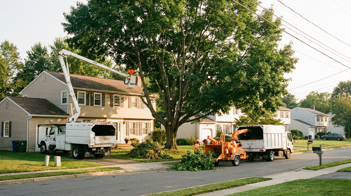 Large tree trimming job